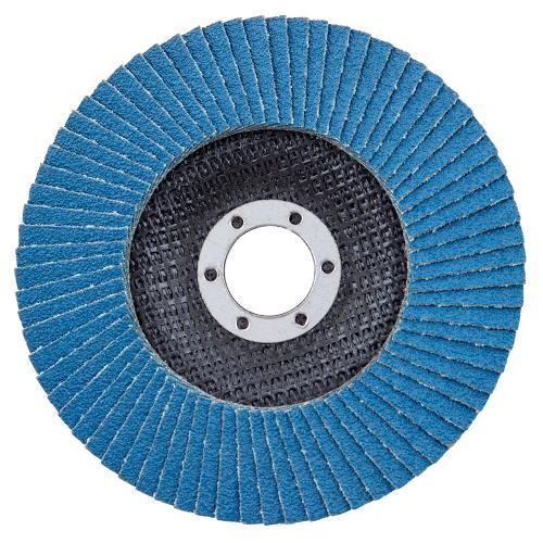 Круг лепестковый торцевой Alloid циркониевый 125 мм P80 T27 (00000061432) - фото 4 Круг лепестковый торцевой Alloid циркониевый 125 мм P80 T27 (00000061432) - фото 4