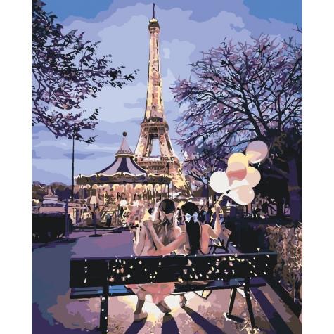 Набор для росписи по номерам Идейка Люди Подружки детства 40х50 см (КНО4501-mt)