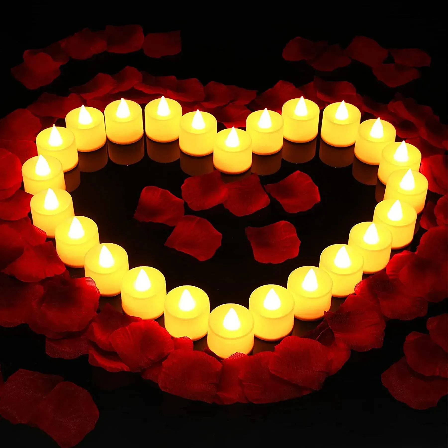Набір свічок декоративних світлодіодних 24 шт. на батарейках (234571333) - фото 5 Набір свічок декоративних світлодіодних 24 шт. на батарейках (234571333) - фото 5