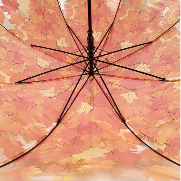 Зонт тростник полуавтомат Fall 8 спиц купол 80 см Red (30229) - фото 4 Зонт тростник полуавтомат Fall 8 спиц купол 80 см Red (30229) - фото 4