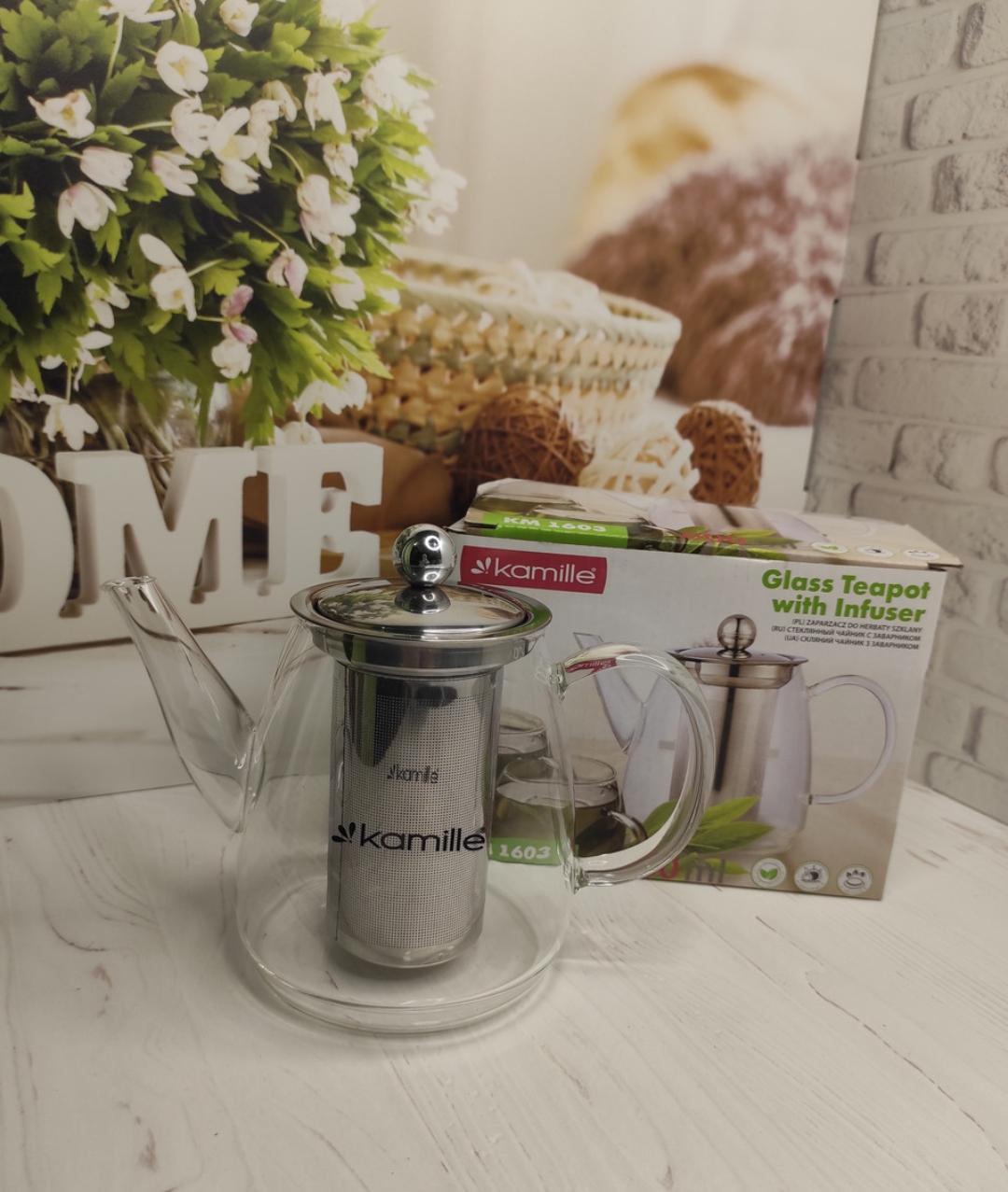 Чайник заварочный Kamille KM-1604 900 мл (17616131)