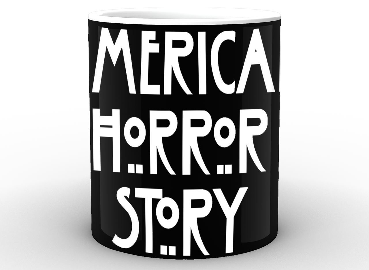 Чашка Gee! American Horror Story Американская История Ужасов надпись AH 02.014
