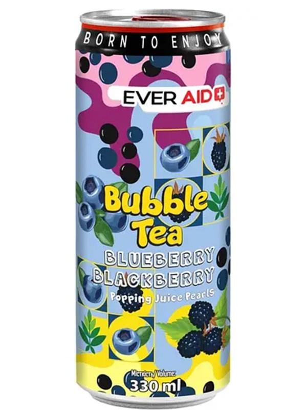 Напій безалкогольний Ever Aid Bubble Tea Blueberry Blackberry 330 мл