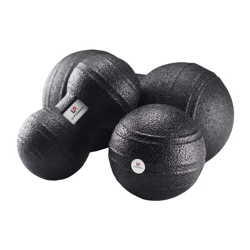 Набір м'ячиків масажних U-Powex EPP Massage Ball 3 шт. Black - фото 3