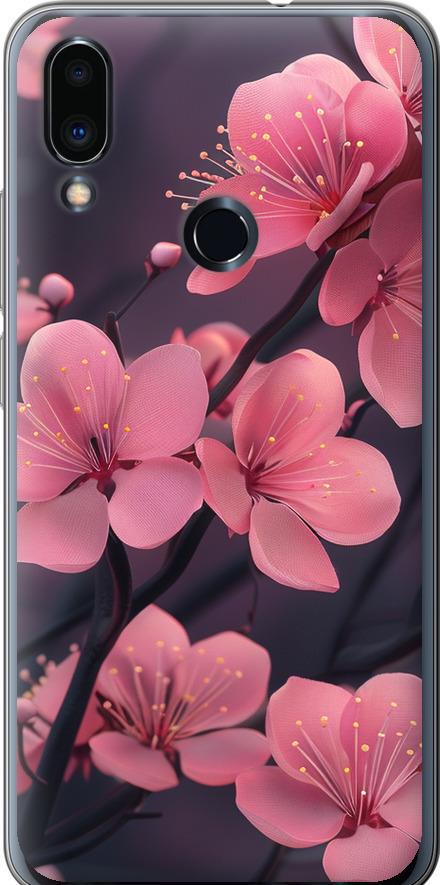Чехол на Meizu Note 9 Пурпурная сакура (6075u-1689-42517) Чехол на Meizu Note 9 Пурпурная сакура (6075u-1689-42517)