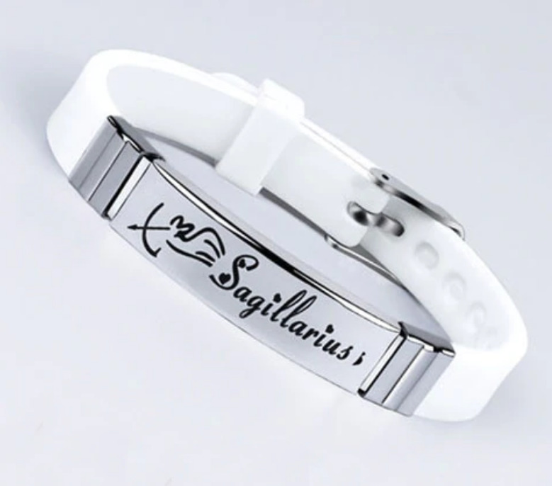 Силиконовый браслет Primo Zodiac Sagittarius White (1131357648)