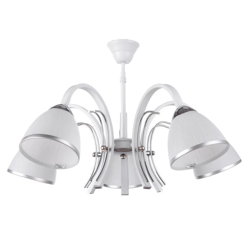 Люстра потолочная Brille классическая E27 60W WH LK-548C/5 22-388