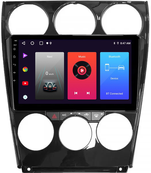 Автомагнитола штатная Sigma S9332 для Mazda Mazda6 GG 2002-2007 3/32 Gb 4G DSP 9" (AR-91186)