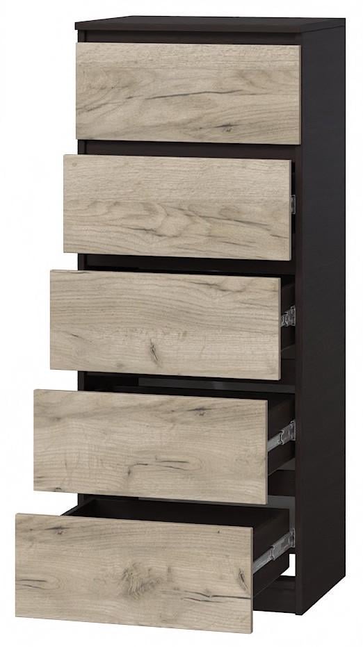 Комод Брайт Мастер Форм 50х37,6х117 см Венге магия/Дуб крафт серый (22881229) Комод Брайт Мастер Форм 50х37,6х117 см Венге магия/Дуб крафт серый (22881229)