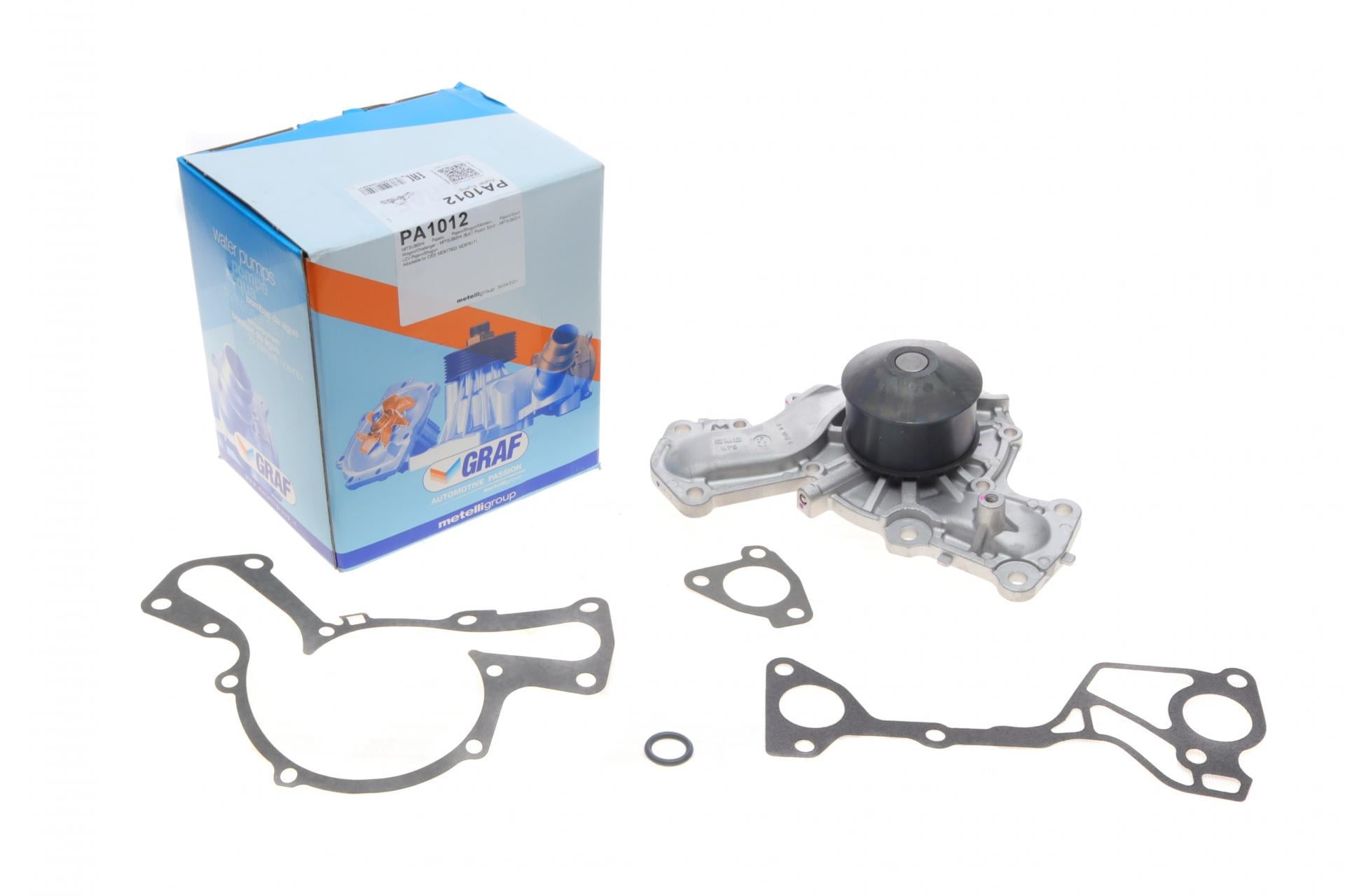 Помпа води Graf Mitsubishi Pajero III/IV 3.0-3.8/4WD/3.8 V6 00-/Pajero Sport 3.0 V6 98- B/B 6 лоп PA1012 (25589069)