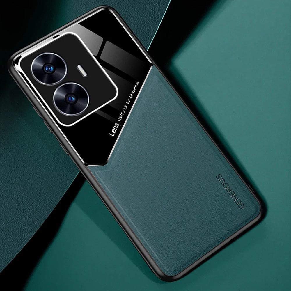Комбинированный чехол Generous Realme C55 Green (36187-08)