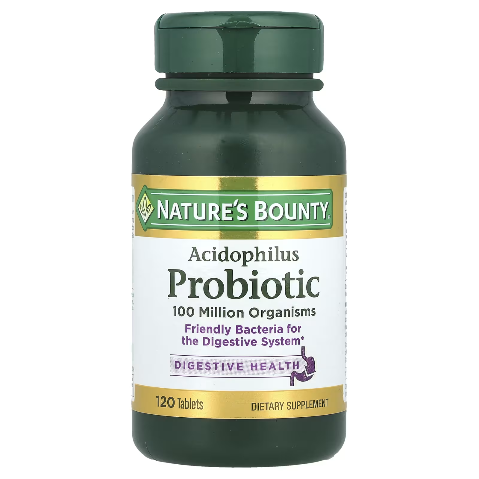 Пробіотики Nature's Bounty ацидофілус 0,5 мг 120 табл. (26842021)