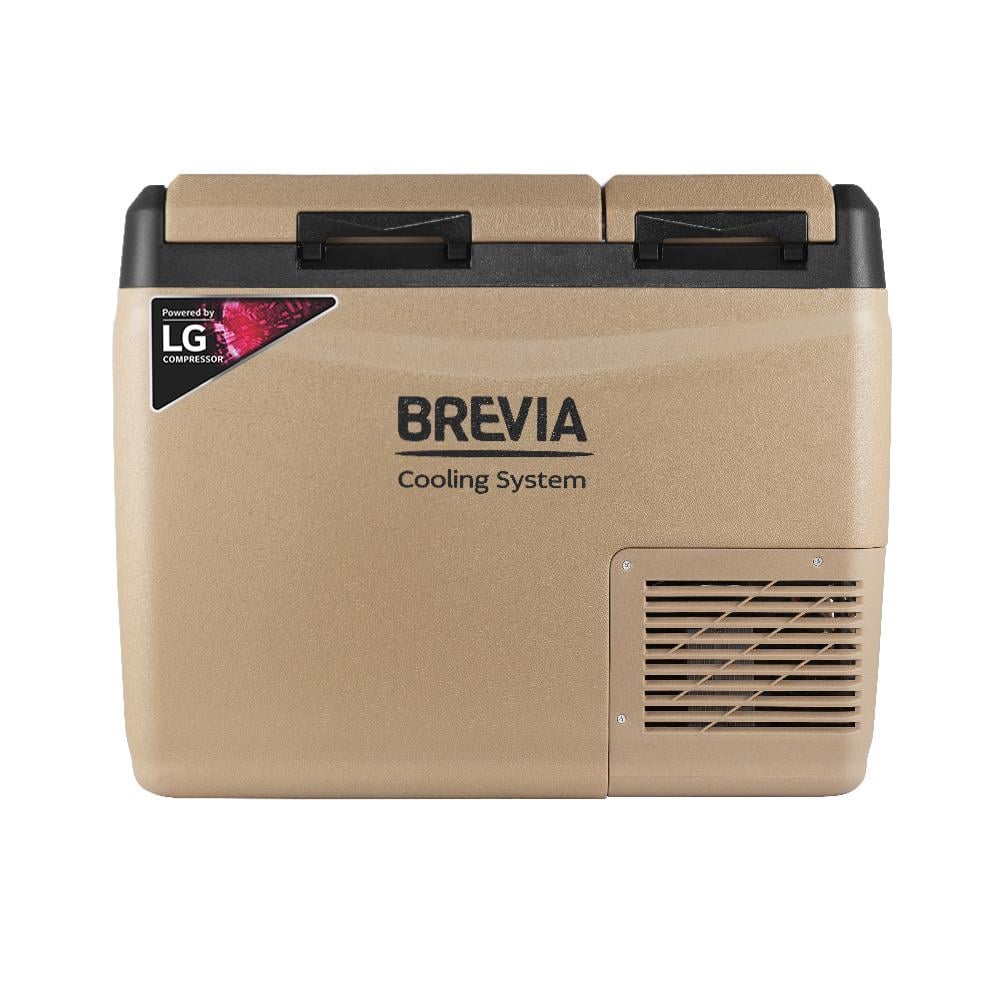Холодильник автомобільний Brevia 39 л компресор LG двокамерний (23405)