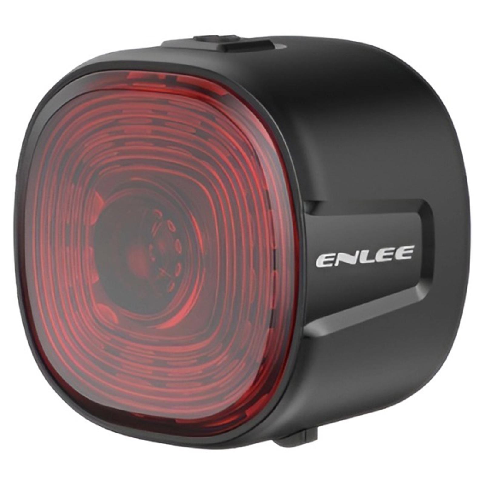 Фонарь задний габарит/стоп/мигалка на велосипед ENLEE EN093 Черный (EN-EN09-6733)