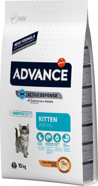 Корм сухой для котят Advance Cat Kitten Chicken 10 кг (962815)