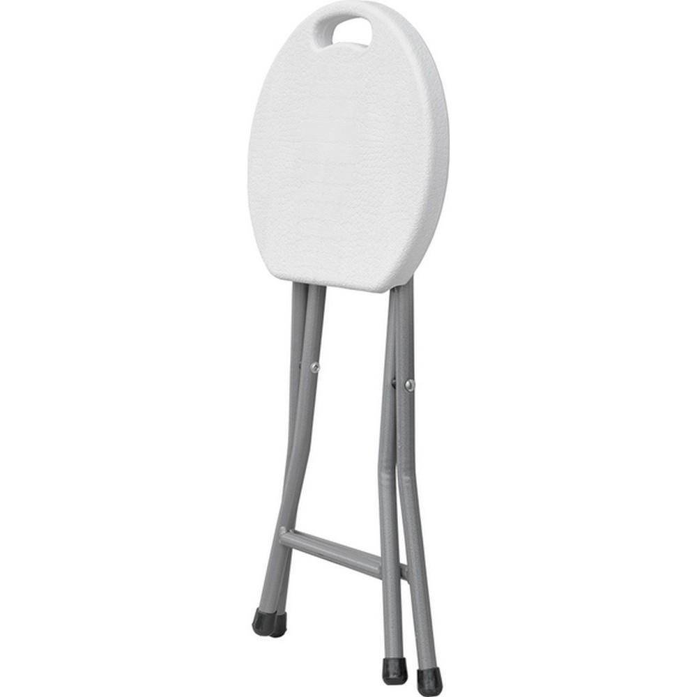 Табурет туристический складной круглый Time Eco ТЕ-1831 Белый (4820211100681) - фото 2