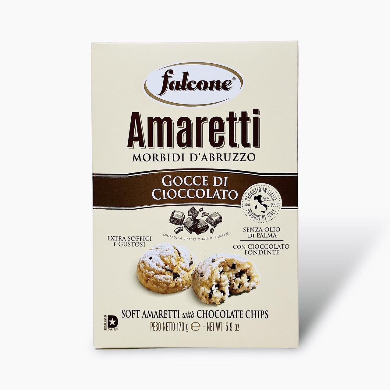 Печиво амаретті FALCONE amaretti morbidi d`abruzzo gocce di cioccolato 170 г (2088778279) - фото 2
