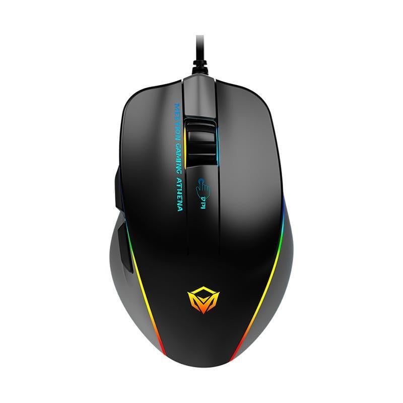 Компьютерная мышка Meetion RGB Circulation Backlit Gaming Mouse GM23_2023 7 Keys 12800 dpi (2827087243)