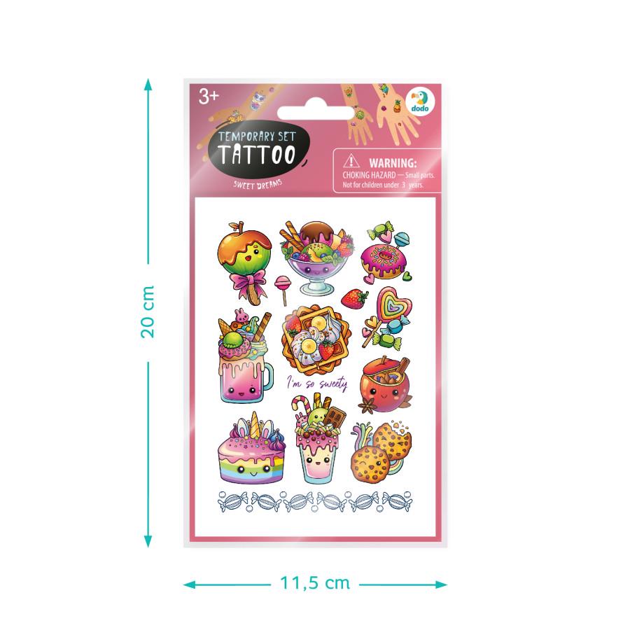 Набор детских временных тату Dodo Сладкие Мечты - фото 3 Набор детских временных тату Dodo Сладкие Мечты - фото 3