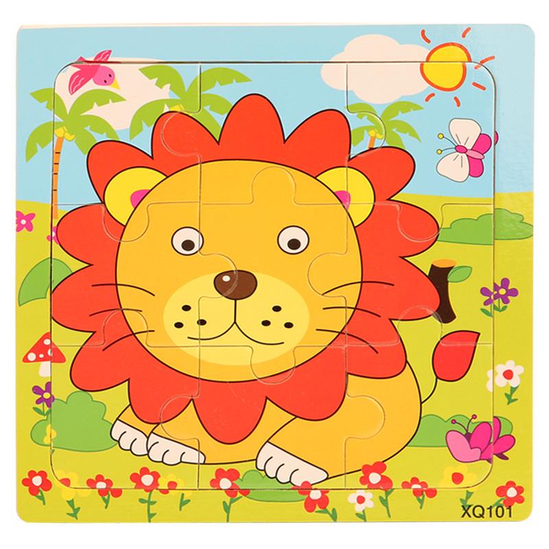 Пазл-рамка деревянный Лев из 9 элементов 15x15 см (1896022726) Пазл-рамка деревянный Лев из 9 элементов 15x15 см (1896022726)