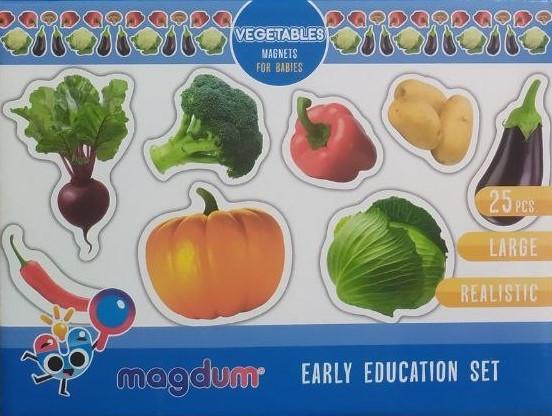 Набір магнитів Magdum Овочі Реальні фото 25 шт. в коробці 24х18,5х4 см (ML4031-12 EN)