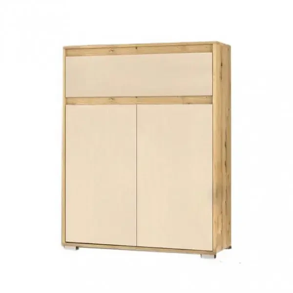 Комод для квартиры 2Д1Ш Mebel Service Торино 76,1х35х101,3 см Дуб артизан/Шампань (23438135)