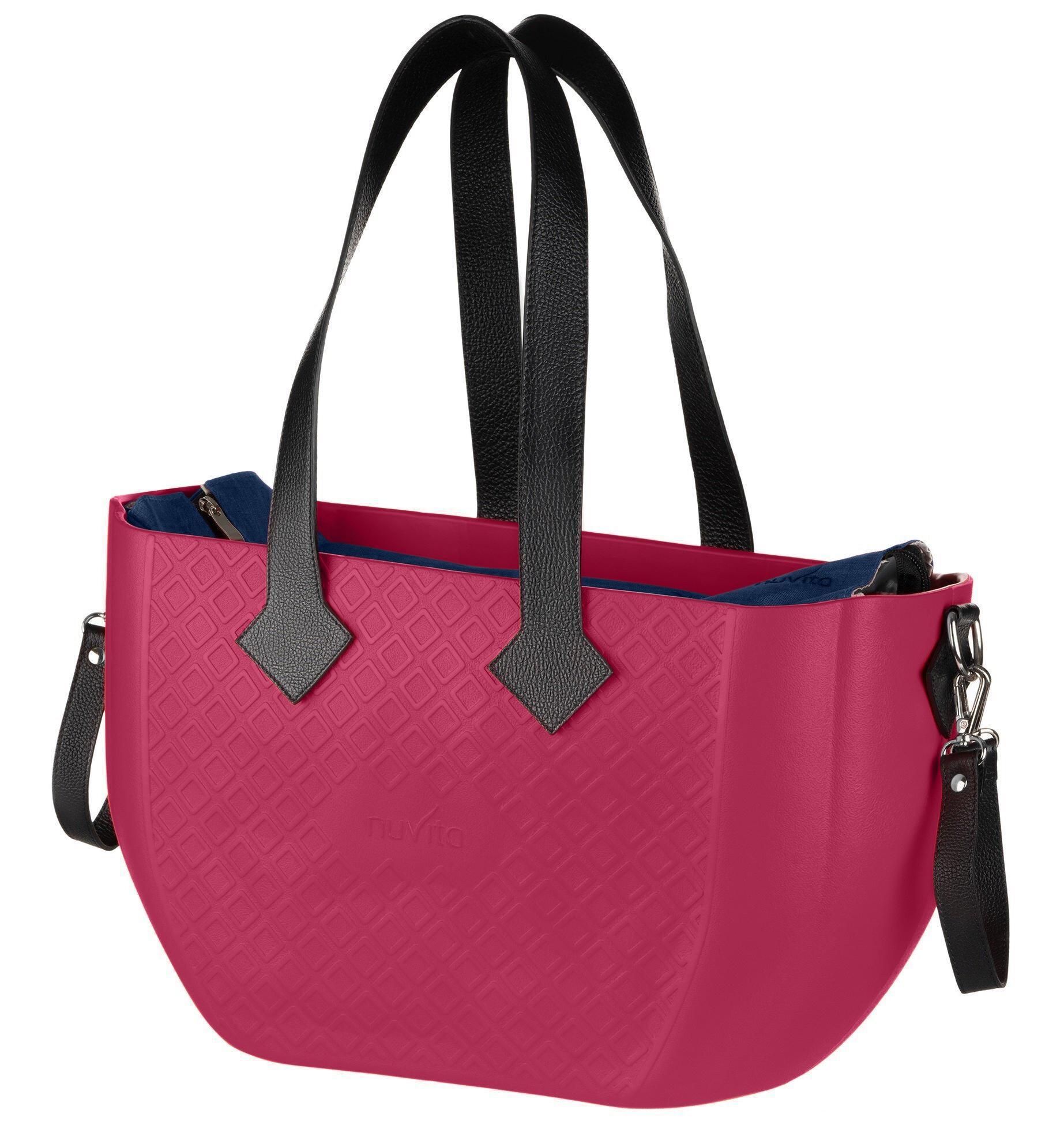 Сумка-органайзер на коляску Nuvita MyMia 45x15x24 см Малиновый с черным (27316940)