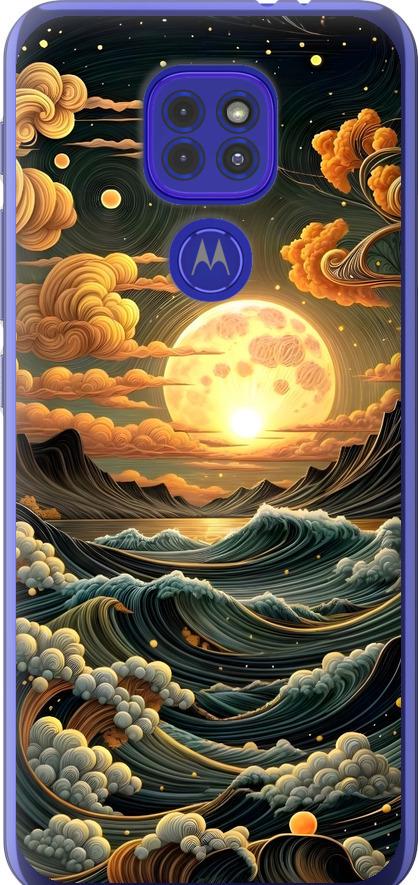Чохол на Motorola G9 Play Арт хвилі (6332u-2105-42517)