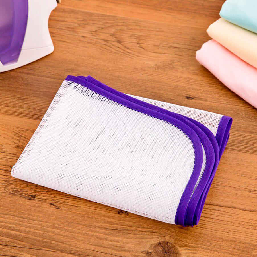 Тканевая сетка для глажки белья Protective cloth набор 40х57 см 3 шт. Белый/Фиолетовый (1009375-White) - фото 7 Тканевая сетка для глажки белья Protective cloth набор 40х57 см 3 шт. Белый/Фиолетовый (1009375-White) - фото 7