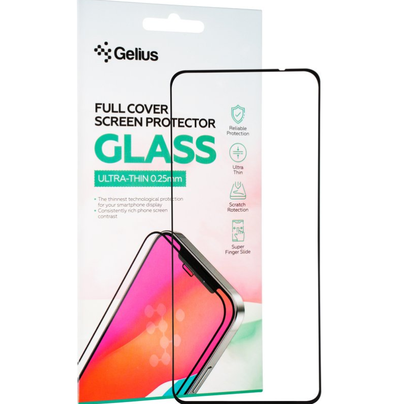 Защитное стекло Gelius Full Cover Ultra-Thin 0.25mm для Xiaomi Redmi Note 10/Note 10s