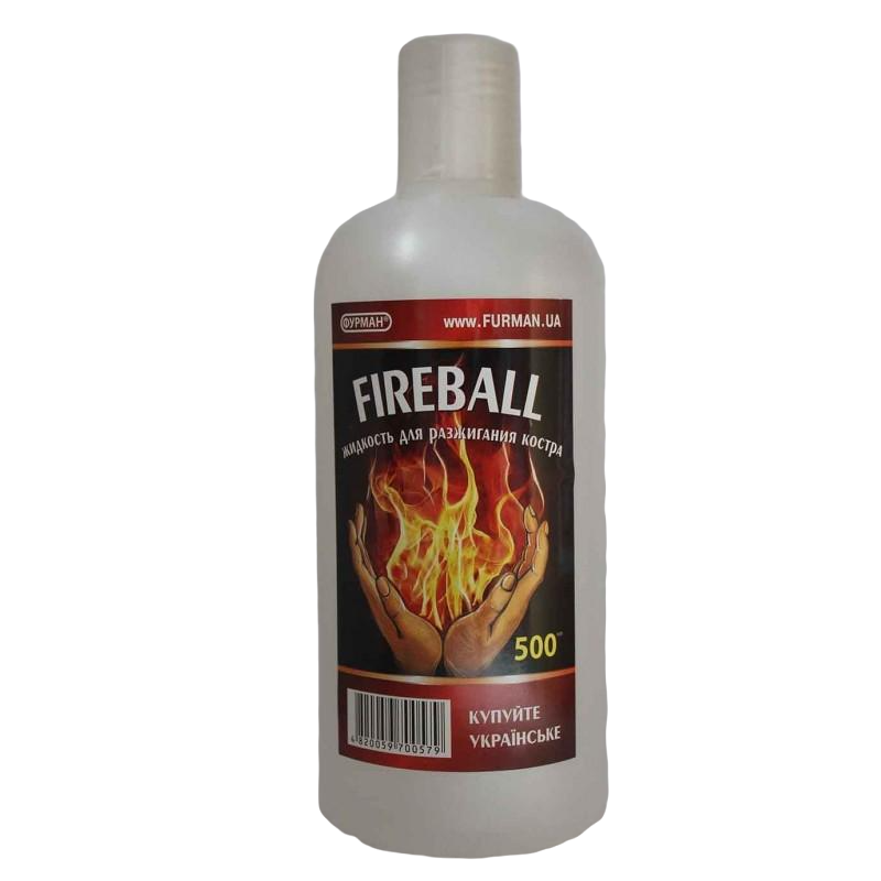 Жидкость для розжига костра Фурман Fireball 500 мл (13692)