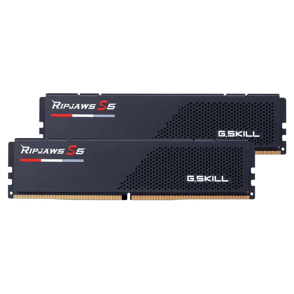 Оперативна пам'ять G.Skill Ripjaws S5 DDR5 32 Гб Kit 6400 МГц CL36 Black (F5-6400J3648F16GX2-RS5K)