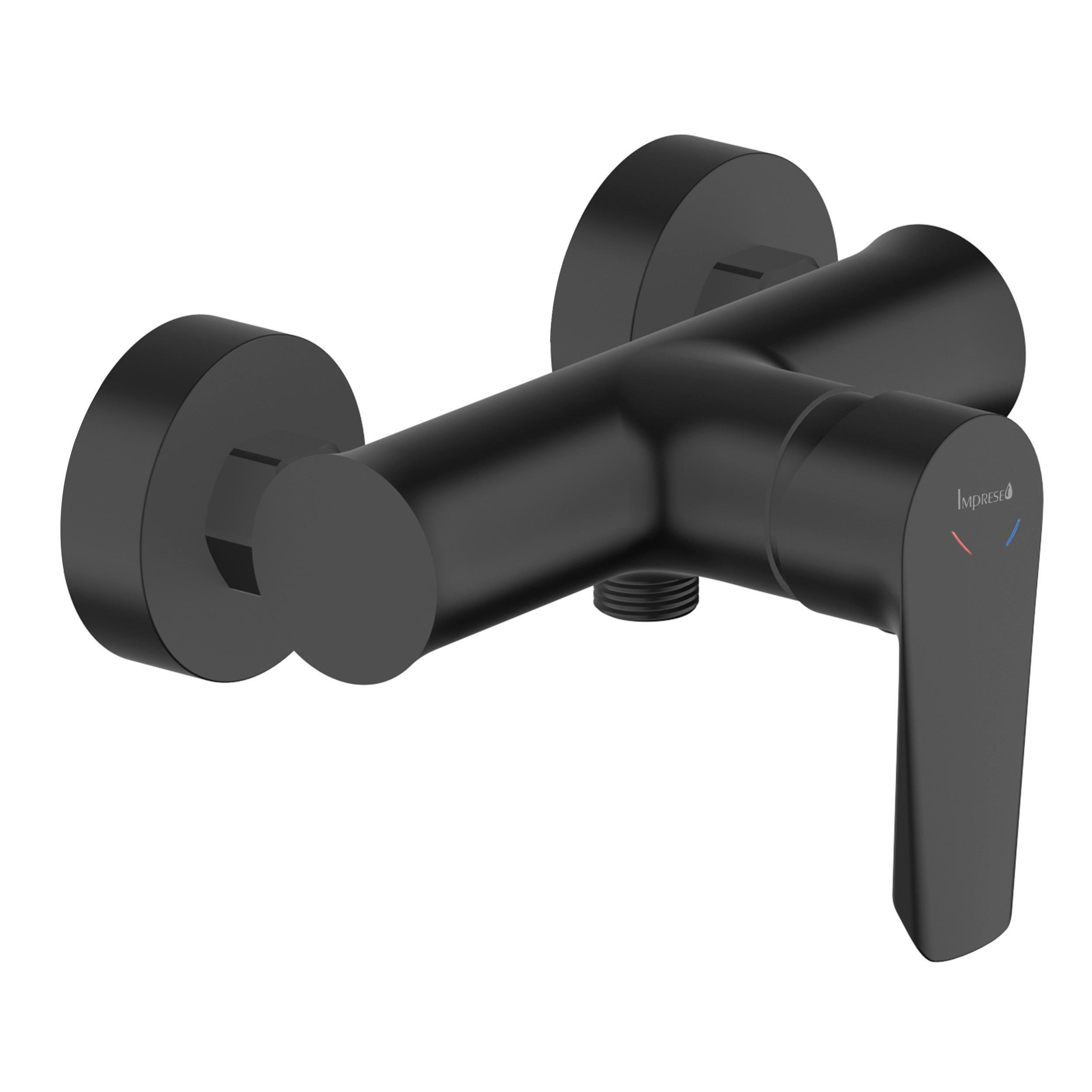 Змішувач для душу Imprese VACLAV f03306410AA Чорний матовий (101026)