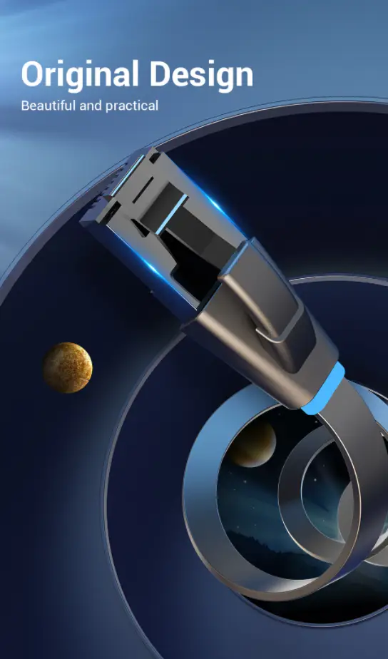 Патч-корд RJ45 Vention 2 м CAT6 1000 мбіт/c Чорний (1604224214) - фото 6 Патч-корд RJ45 Vention 2 м CAT6 1000 мбіт/c Чорний (1604224214) - фото 6