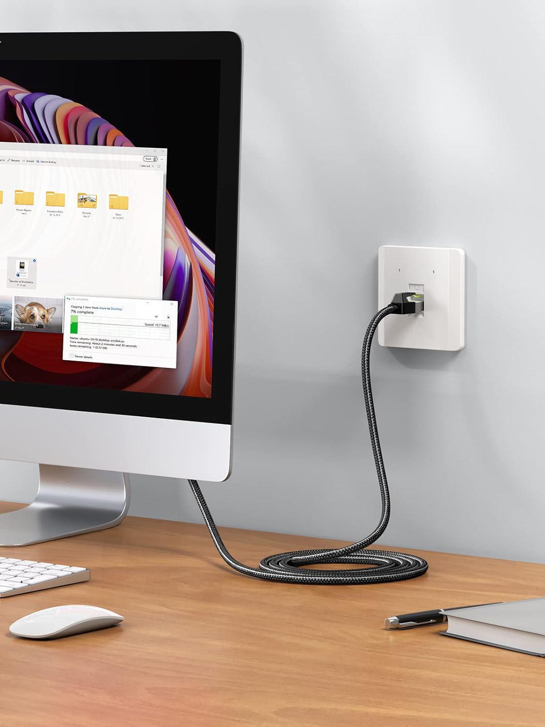 Кабель мережевий Ugreen 7 10 гбіт/с 10 м Чорний (30791) - фото 3