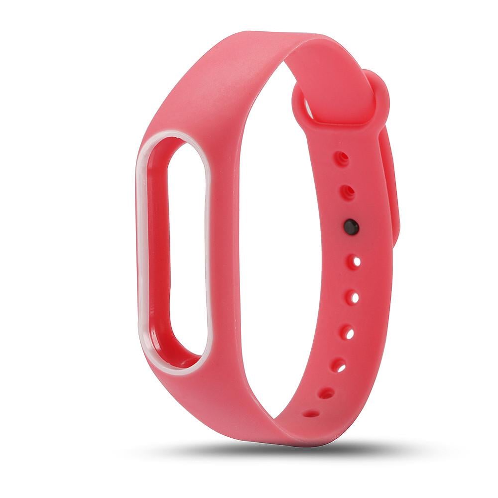 Силиконовый ремешок Primo для фитнес-браслета Xiaomi Mi Band 2 Red/White (574866525)