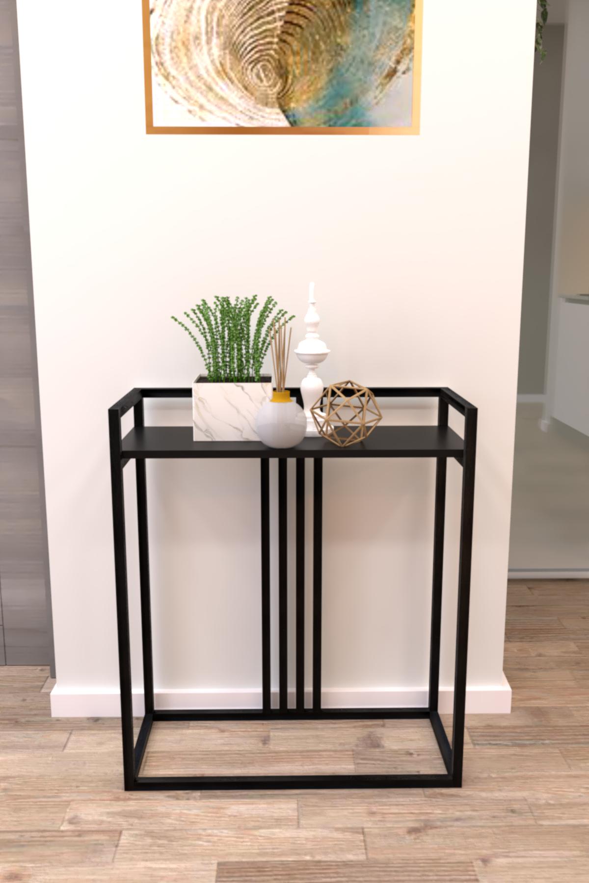 Консоль EcoLoft Эльвера DSP-1283-5 в стиле черный лофт (29879300) - фото 1 Консоль EcoLoft Эльвера DSP-1283-5 в стиле черный лофт (29879300) - фото 1