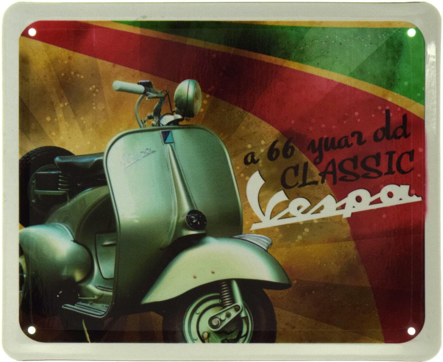 Табличка металева Classic Vespa 18x22 см