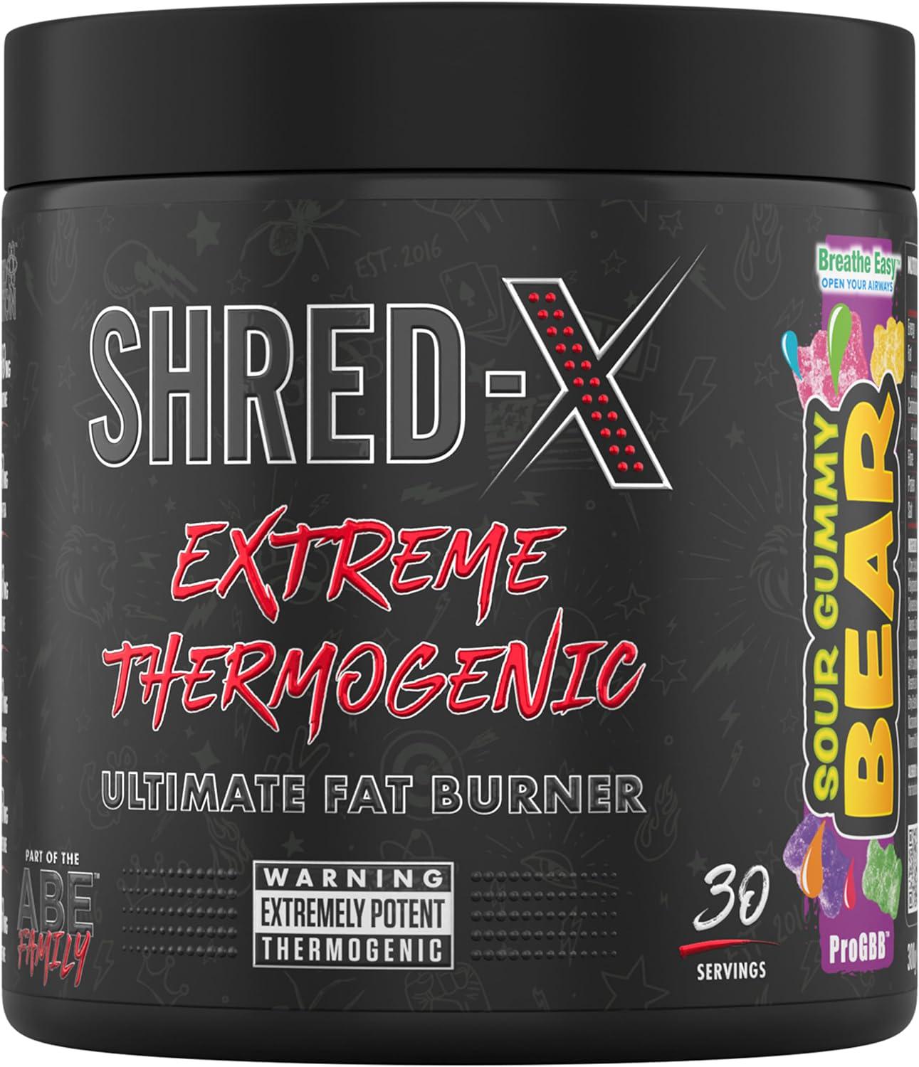 Жиросжигатель Applied Nutrition Shred X Fat Burner Sour Gummy Bear 300 г/30 порций