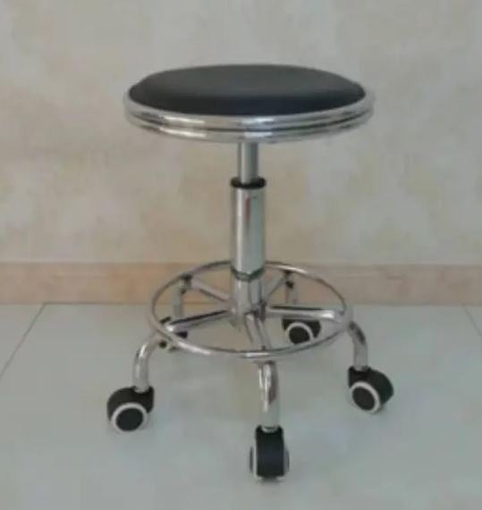 Стул мастера без спинки на колесах Черный - фото 2 Стул мастера без спинки на колесах Черный - фото 2