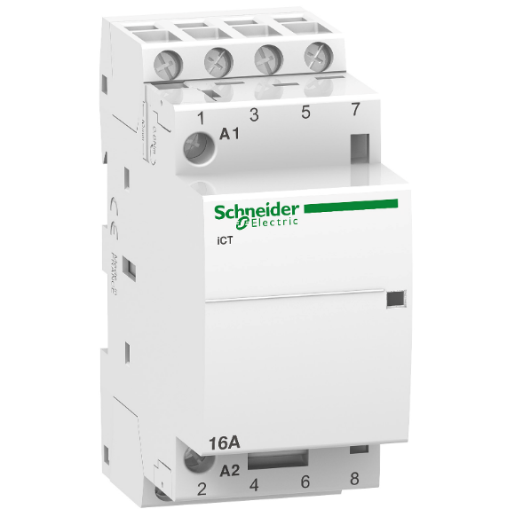 Контактор модульный Schneider Electric Acti9 iCT 4P 16A 4NO 230V (A9C22814)