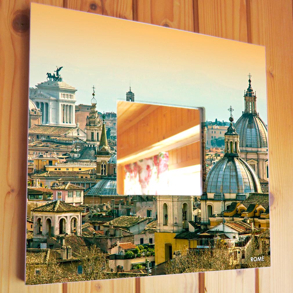 Зеркало декоративное Рим Италия 260х260 мм (M04075)