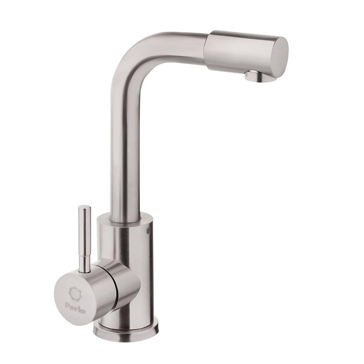 Змішувач для кухні Perla OCELI одноважільний нержавіюча сталь (PSS4033) Змішувач для кухні Perla OCELI одноважільний нержавіюча сталь (PSS4033)