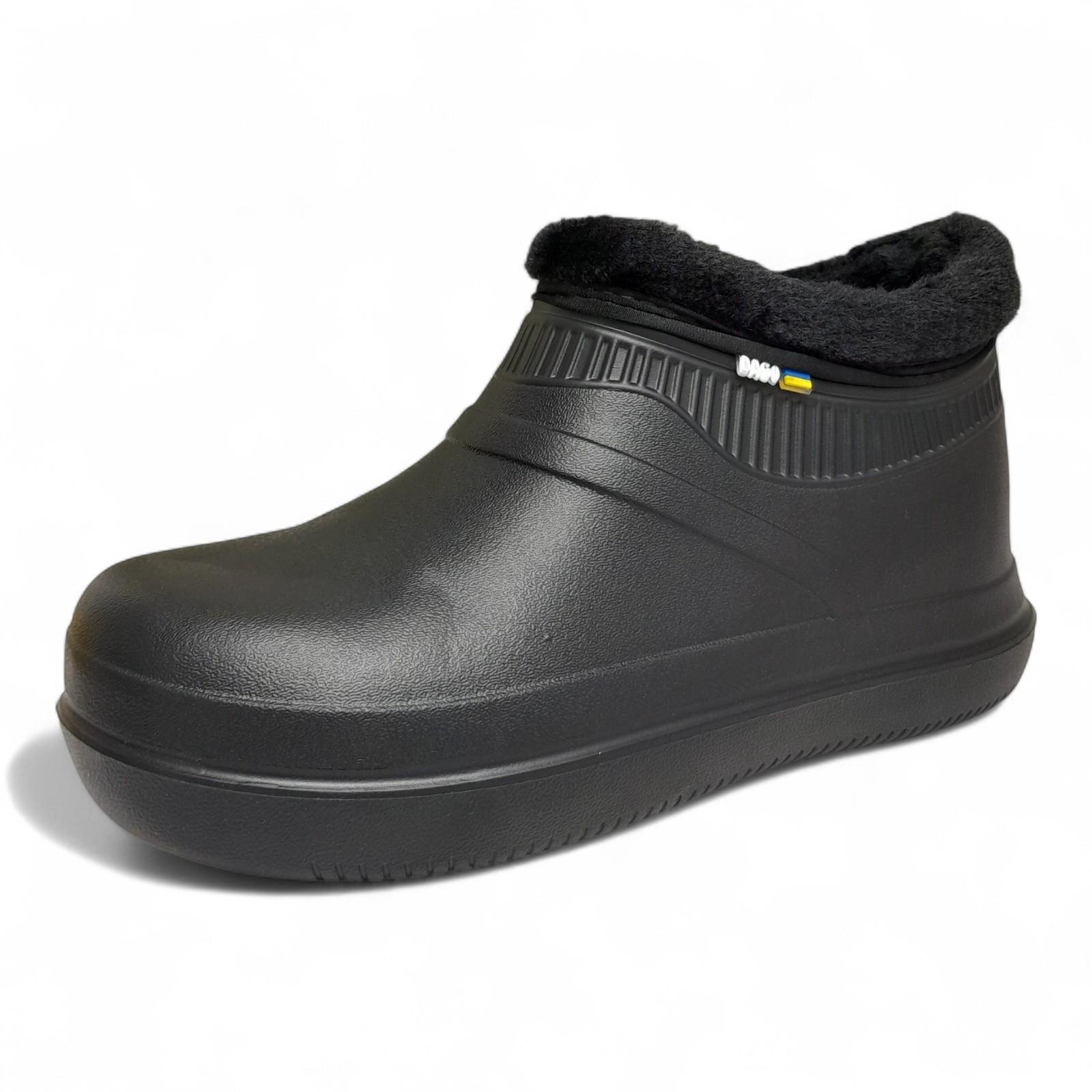 Галоши женские высокие утепленные dagostyle с декоративным мехом р. 38 25 см Черный (2764533733) - фото 3 Галоши женские высокие утепленные dagostyle с декоративным мехом р. 38 25 см Черный (2764533733) - фото 3