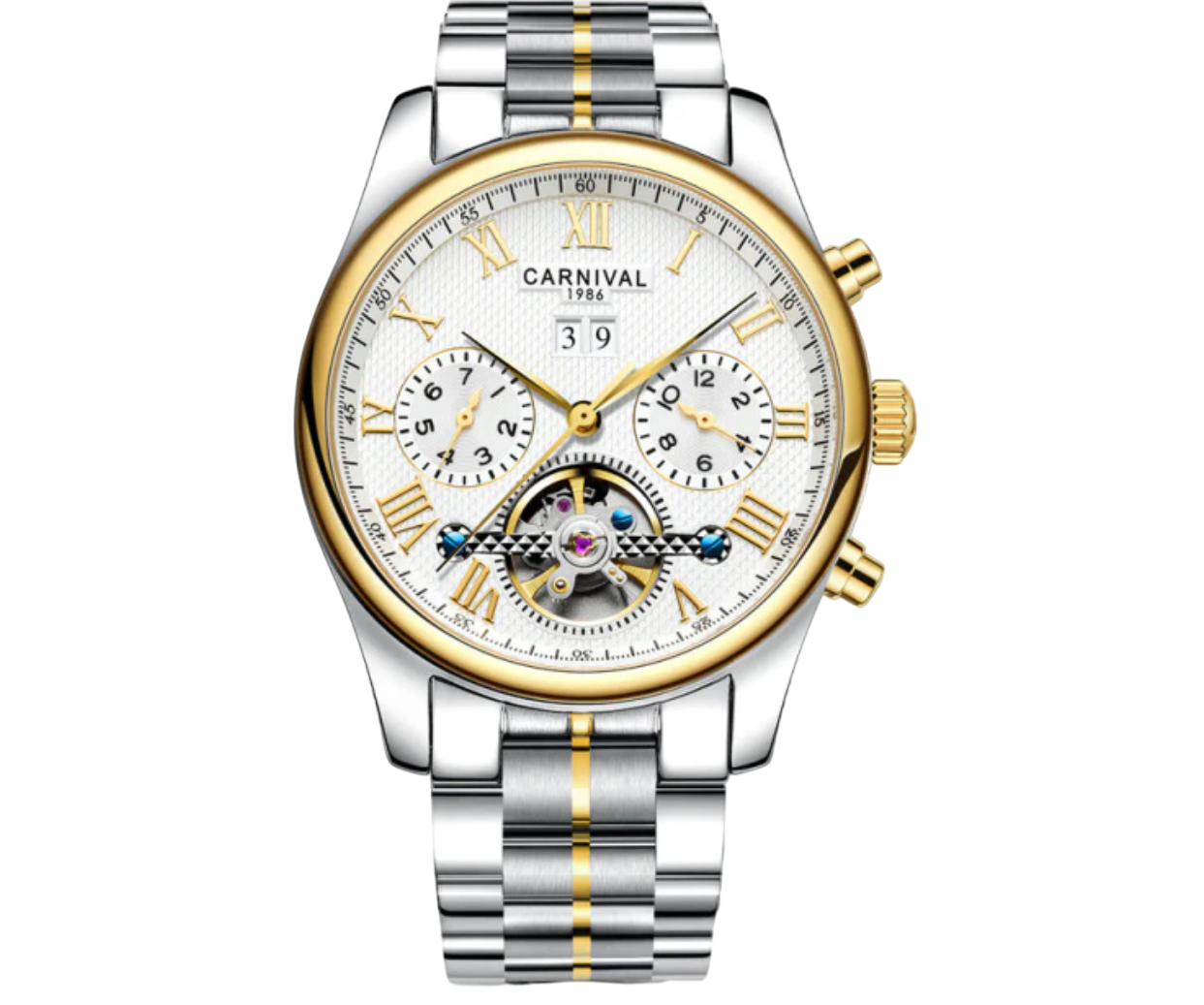 Часы наручные мужские Carnival 8670G White Gold (2595136875)