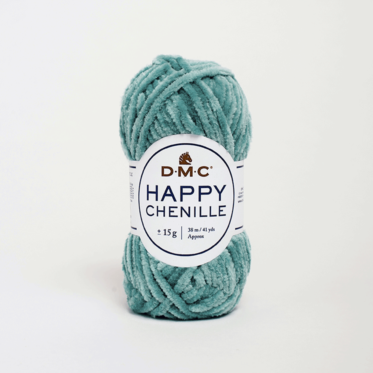 Пряжа велюровая DMC Happy Chenille 30 лазурь (2602)