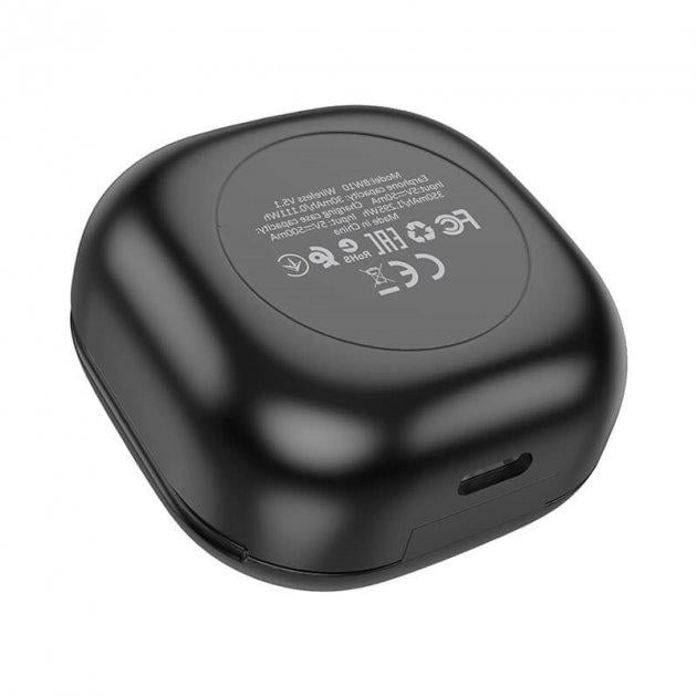 Навушники Bluetooth Borofone Magic Rhyme True Wireless BT гарнітура BW10 | Bt5.1, 4H, 30/350mAh, Siri | Чорний - фото 2