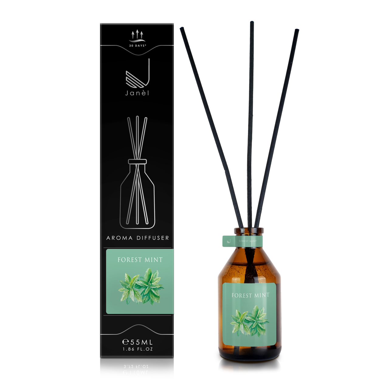 Аромадиффузор Janel Мята лесная 55 мл (356-d55)