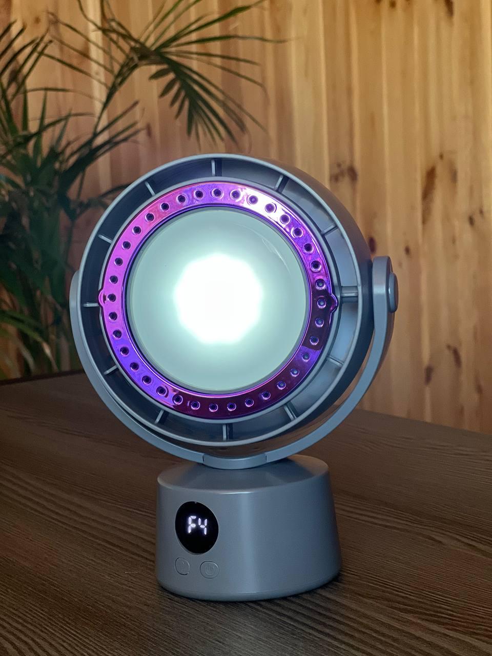 Вентилятор подвесной мини с дисплеем 9x16x21 см