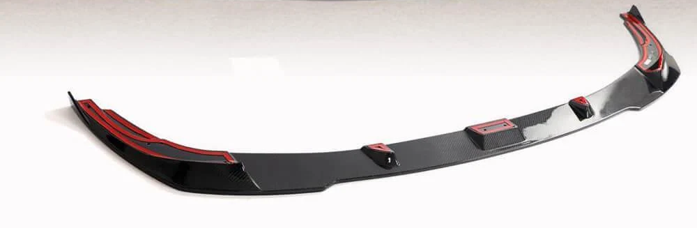 Накладка на передний бампер DDCarbon V1 2022+ M-Sport/BMW 3 серия G20/21 2018- карбон (136700)